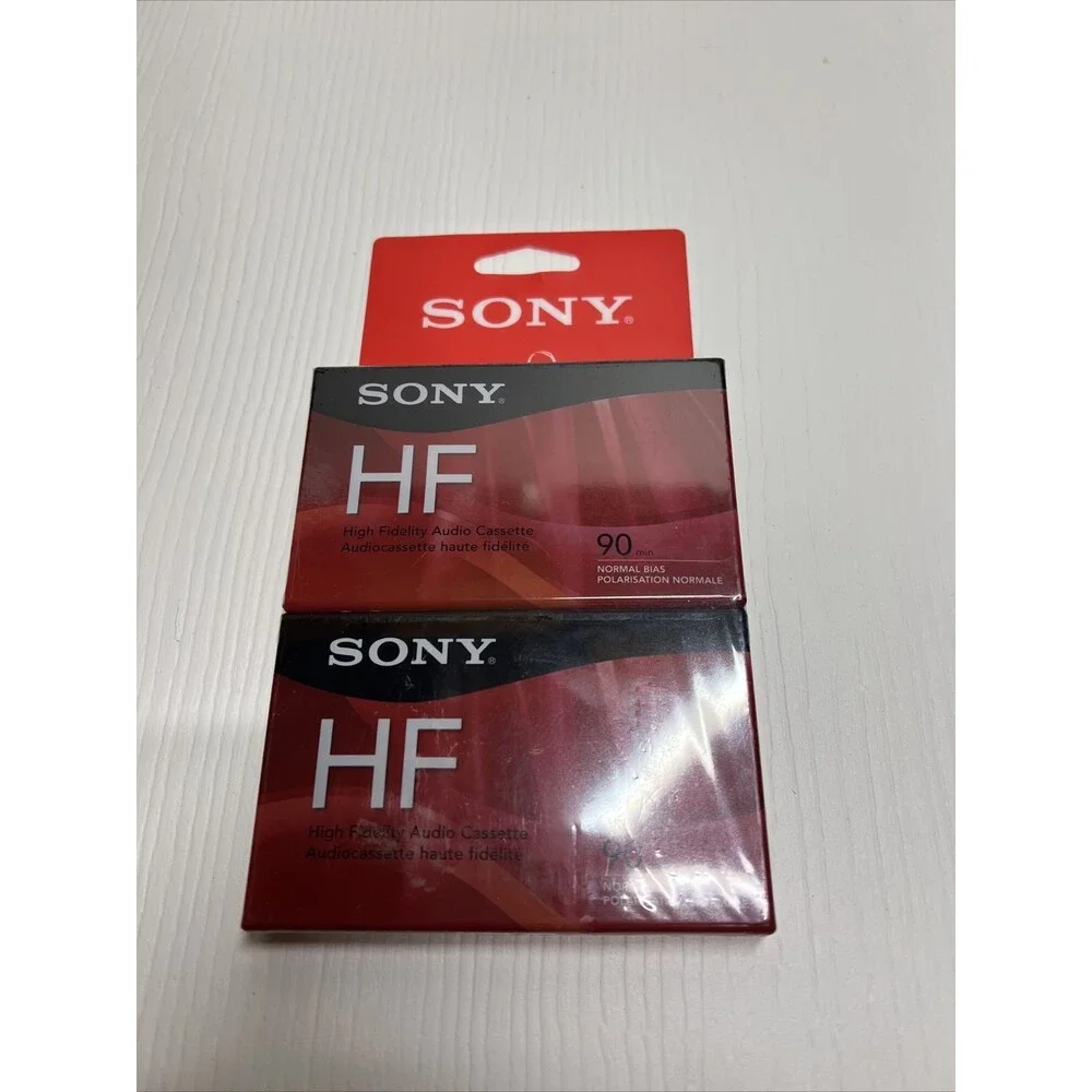 Sony HF ︱90 Minute︱ Blank Audio Cassette Tapes︱ 2 Pack High Fidelity - New